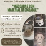 Invitan a participar en el taller de máscaras con material reciclable en el Paseo Colón