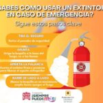 Protección Civil Imparte curso sobre uso y manejo adecuado de extintores