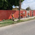 Obras Públicas realiza tareas de mantenimiento en diferentes áreas de la ciudad