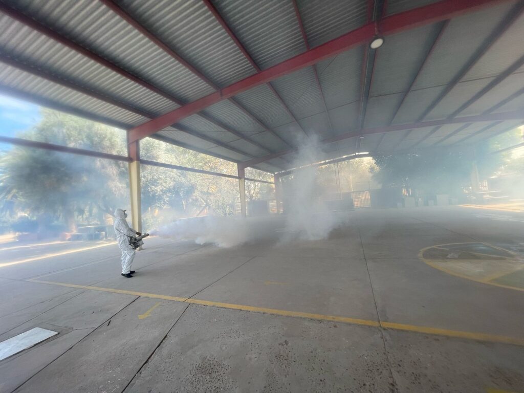 Llevan a cabo acciones para el combate de mosquitos y garrapatas