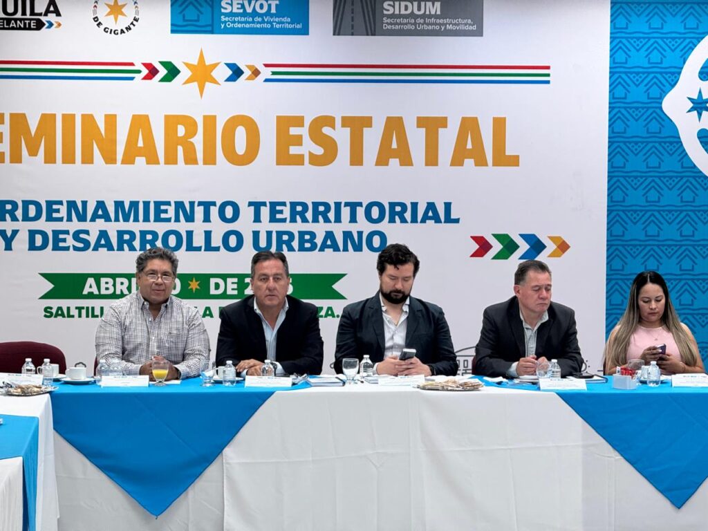Municipio de Torreón participa en el Primer Seminario Estatal de Ordenamiento Territorial y Desarrollo Urbano