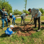 Medio Ambiente y LALA realizan reforestación en el Manto de la Virgen