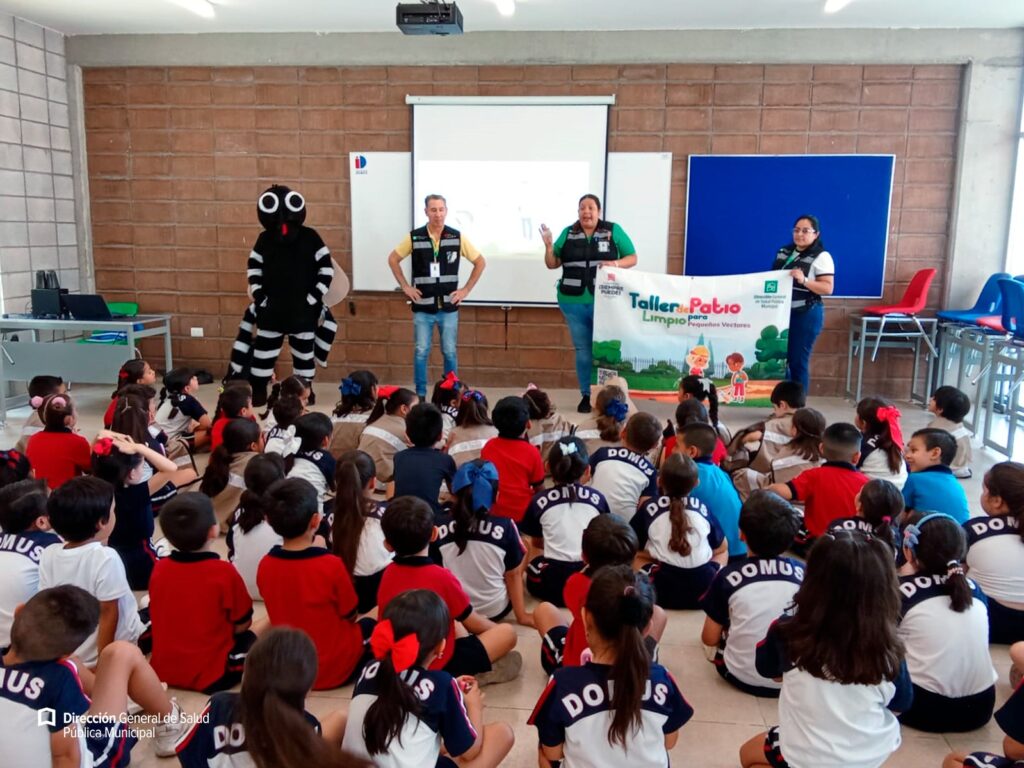 Taller “Patio Limpio” fomenta hábitos de limpieza y prevención