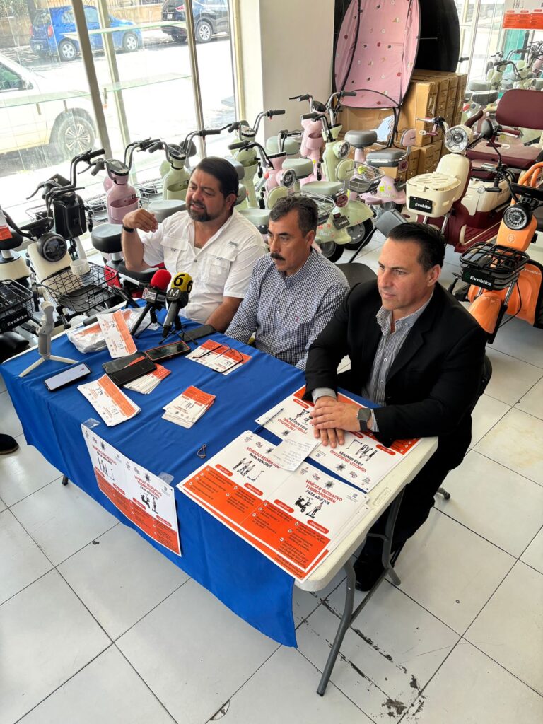 Por Seguridad Vial, socializan uso correcto de vehículos ligeros como scooter y bicicletas eléctricas