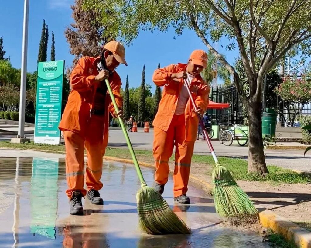 La Ola recolecta más de 11 toneladas diarias de basura en los espacios públicos más concurridos de Torreón