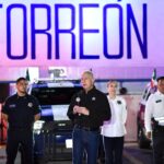 Román Alberto Cepeda González realiza pase de lista a elementos de la Policía de Torreón y de Tránsito y Vialidad