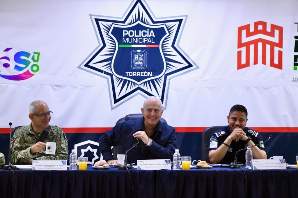 Román Alberto Cepeda González reitera su compromiso con la seguridad y tranquilidad de los torreonenses